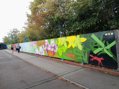 Caarter Bridge mural